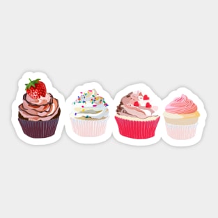 Cupcakes Sticker